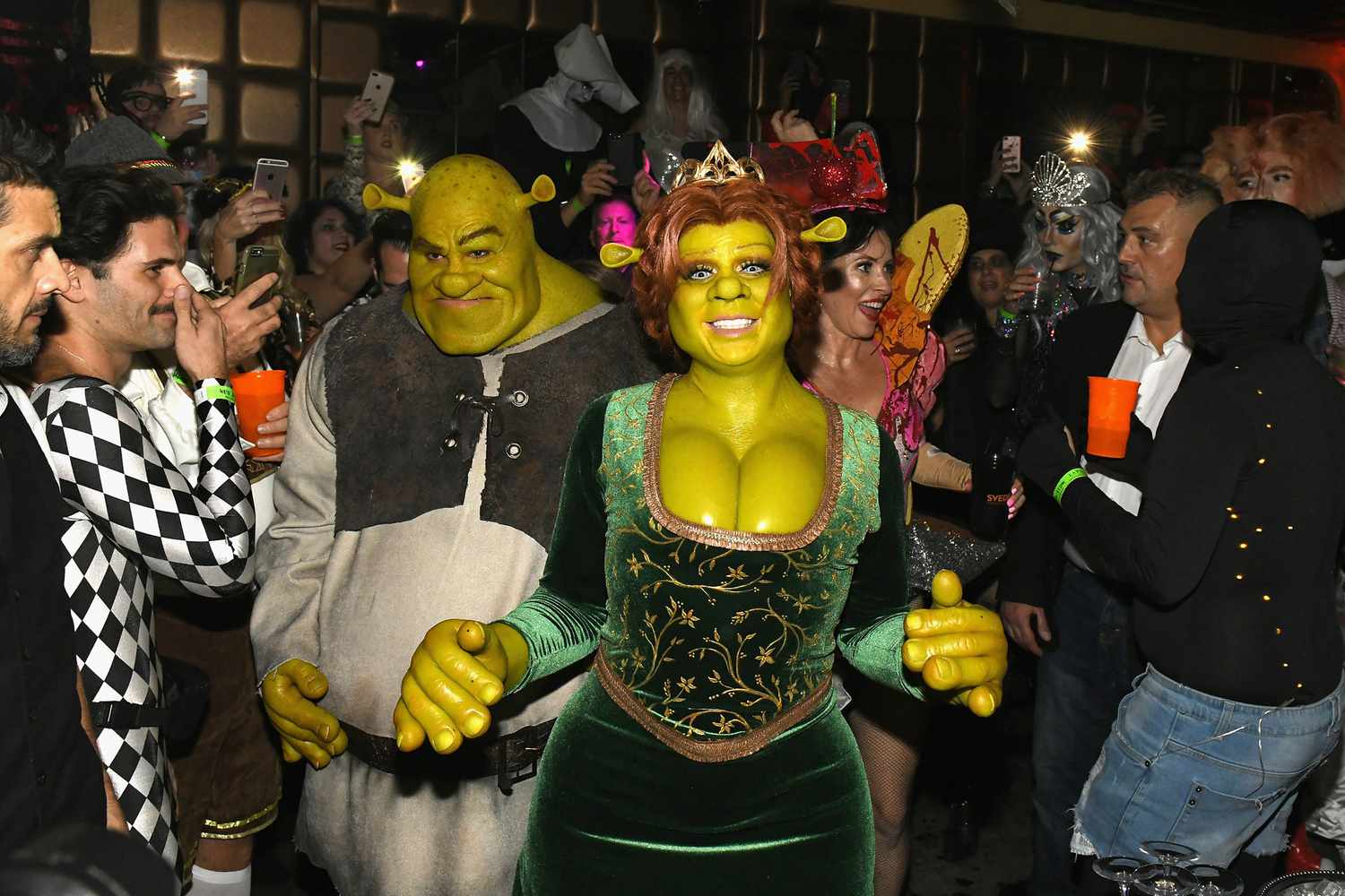 Shrek costume: presents the funny image in the animation插图