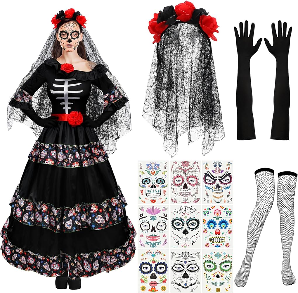 what to wear for day of the dead costume