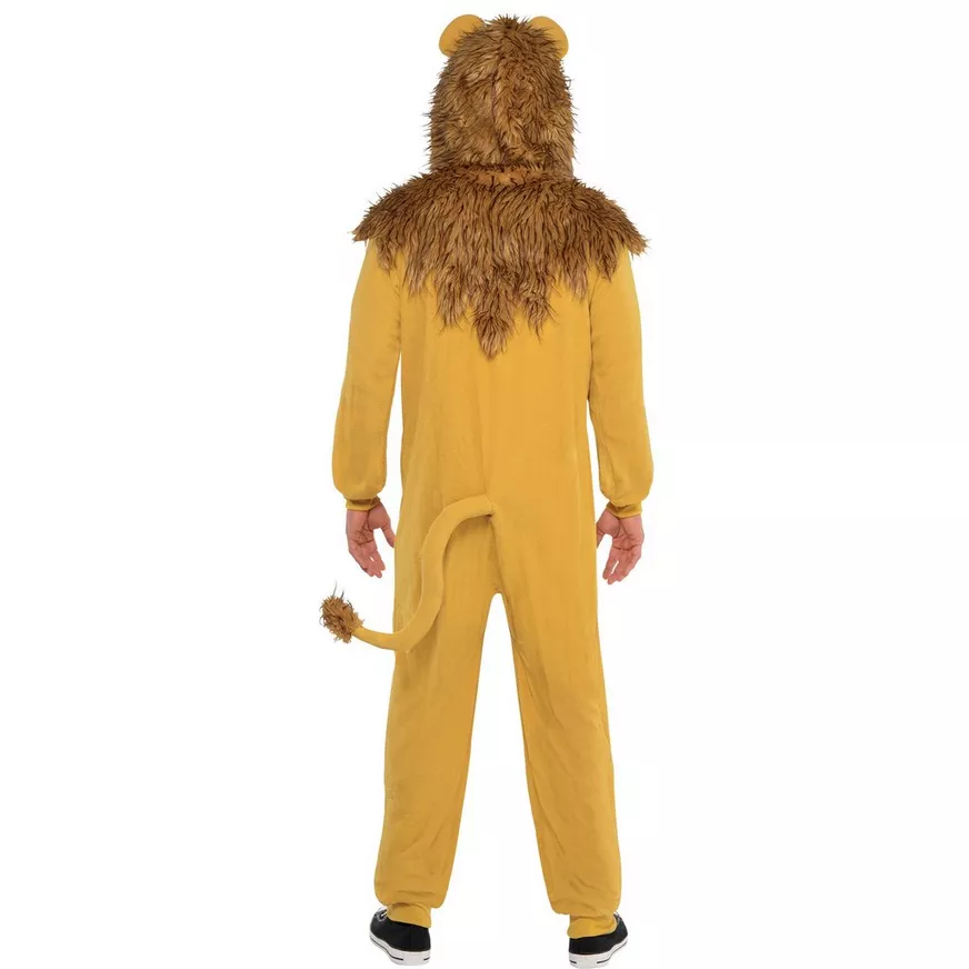 the lion costume in wizard of oz made of