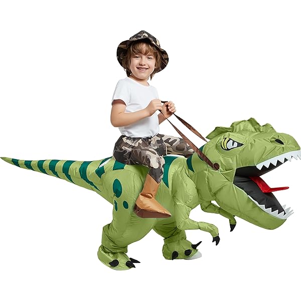 inflate dinosaur costume