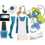 make a smurfette costume