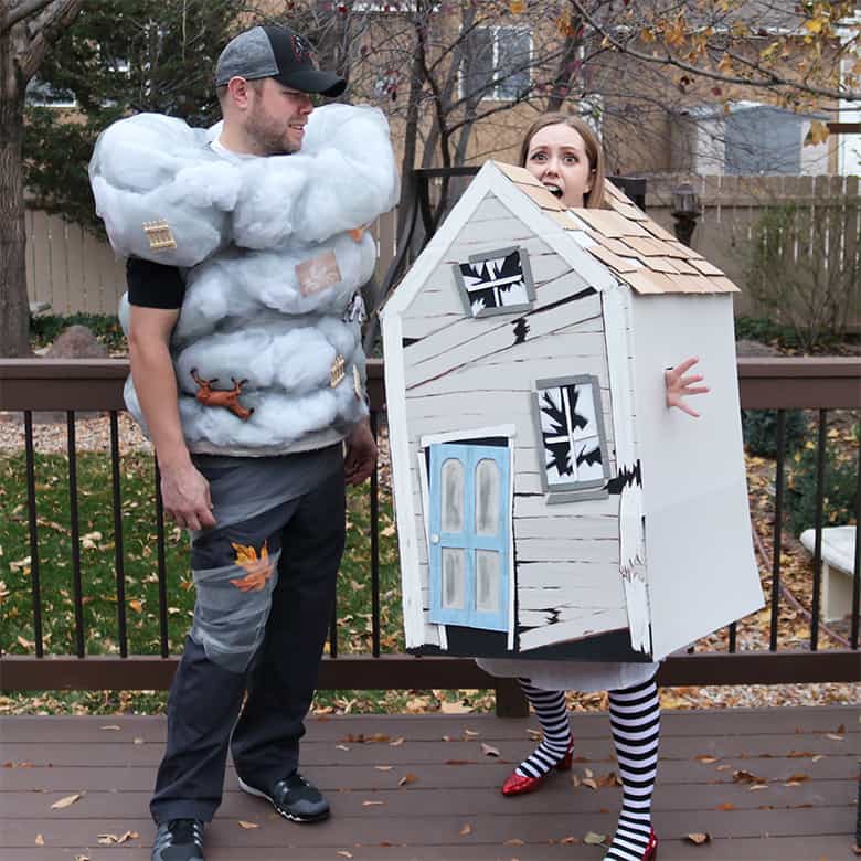 make a tornado costume