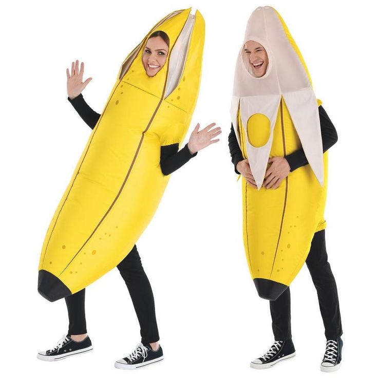 easy banana costume