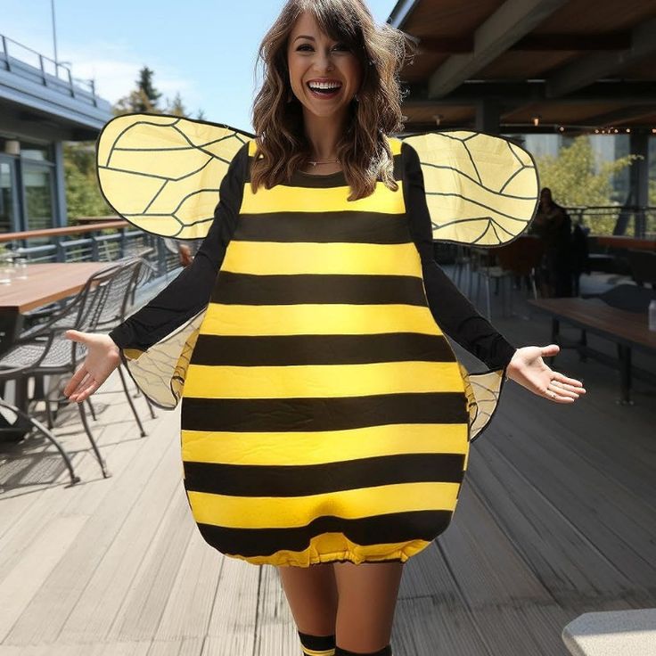 -DIY bee costume