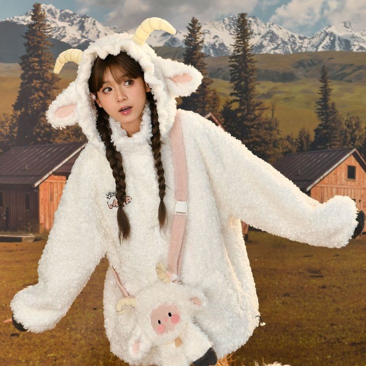 DIY sheep costume