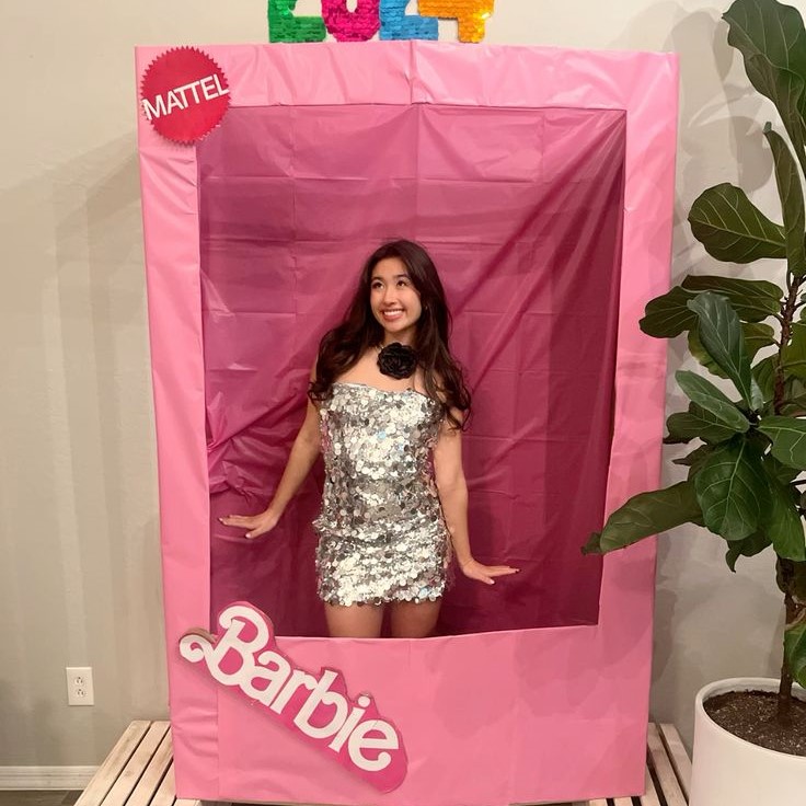 DIY Barbie box costume